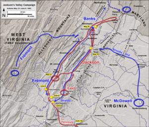 Jackson's Valley Campaign, May 21 - June 9, 1862