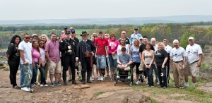 Wounded Warrior tour at Little Round Top