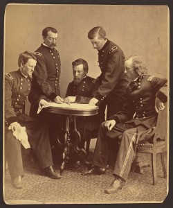 Sheridan and his generals.