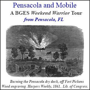 Pensacola and Mobile