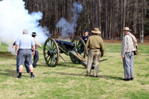 The 12-pound Napoleon Firing