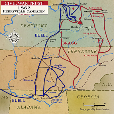 Kentucky Campaign of 1862 (courtesy ABT)